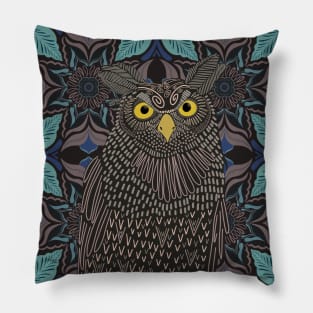 Great Horned Owl | Ornamental | Owl Lovers Pillow