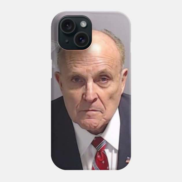Rudy Giuliani Mug Shot Phone Case by Gemini Chronicles