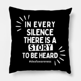 Deaf awareness Pillow