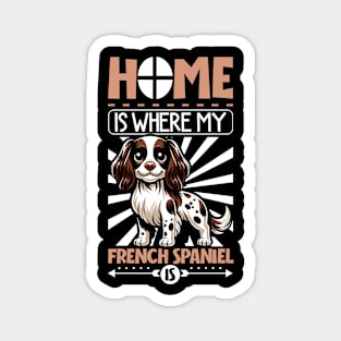 Home is with my French Spaniel Magnet