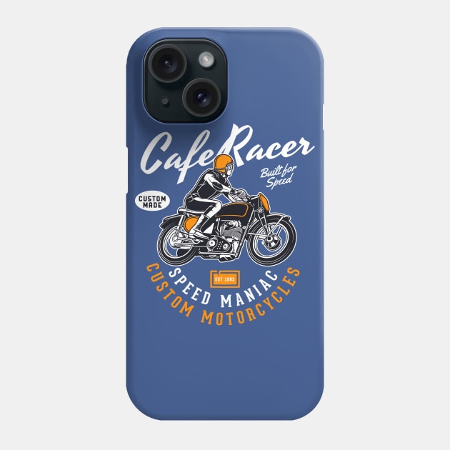 Cafe Racer Custom Motorcycles Phone Case by funkymonkeytees