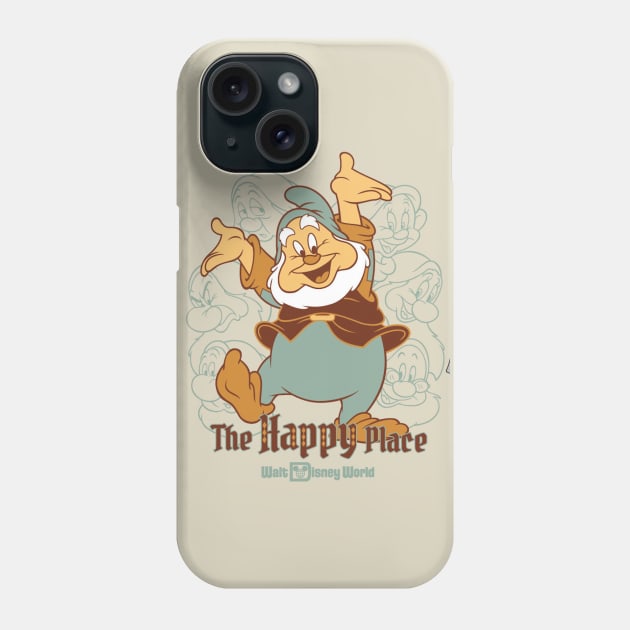 Happy Place Phone Case by Disney Parks Podcast