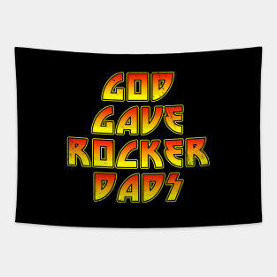 Best Rocker Dad Guitarist Dad Best Dad Gift For Fathers Tapestry