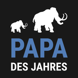 Papa Vater des Jahres Spruch Vatertag Geschenk T-Shirt