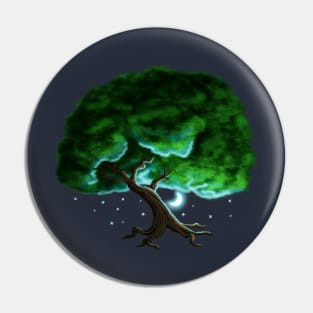 Moonlit Tree Pin