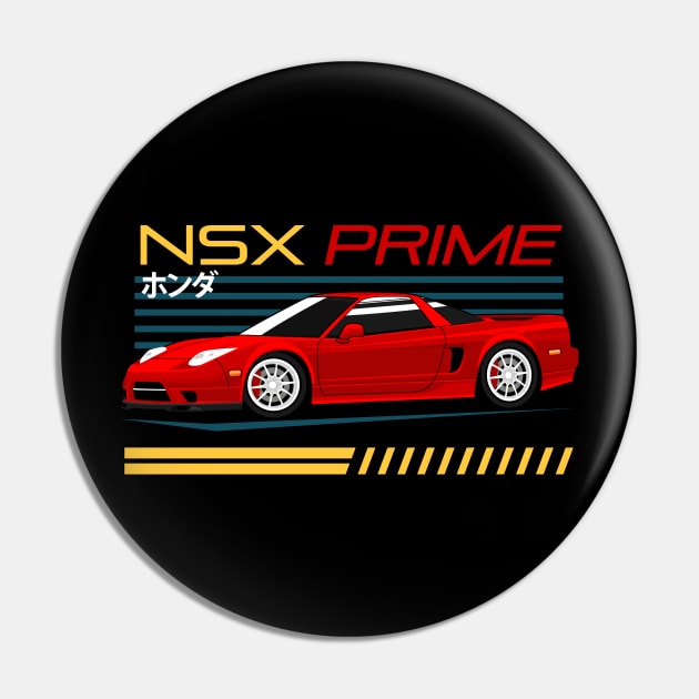 NSX JDM Car Prime Pin by masjestudio