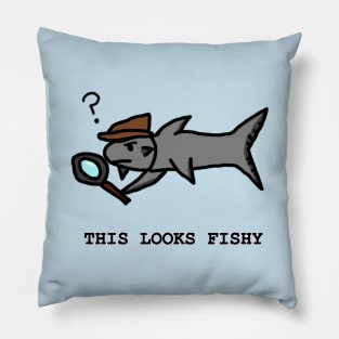 The Famous Fish Detective Pillow