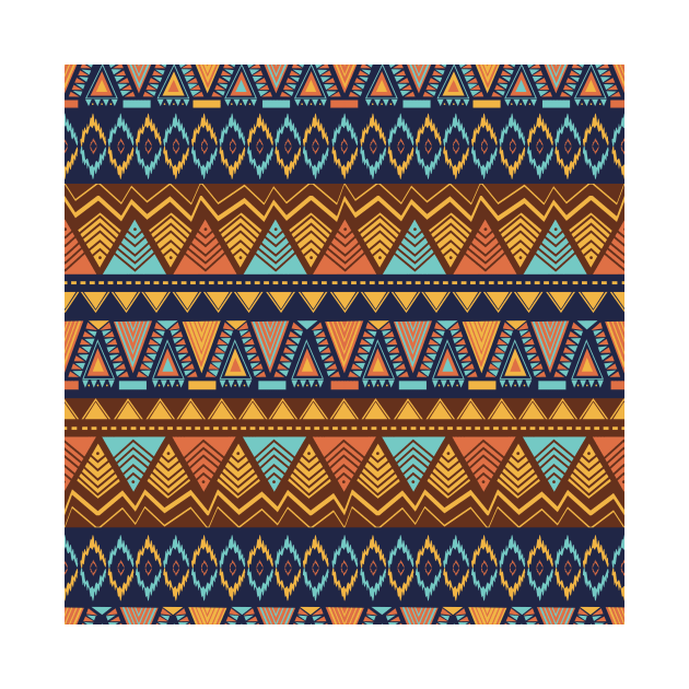 Ethnic seamless pattern by k&f