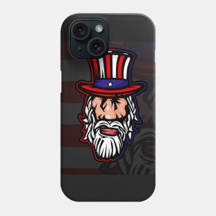 Cartoon Uncle Sam mascot Phone Case