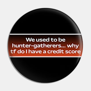 Why do I have a credit score? - Anti Capitalist Meme Pin