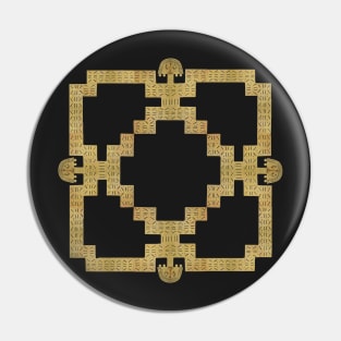 Digital Rendering of a Pre-Columbian Pectoral Pattern Mural Pin