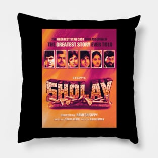 Sholay Retro Art Pillow