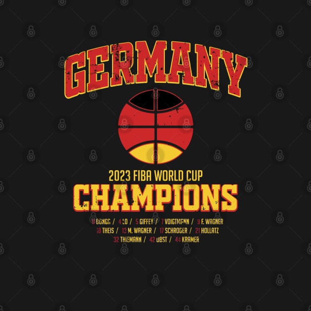 Germany Fiba World Cup Champions by ryanjaycruz