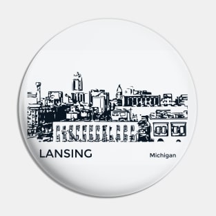Lansing Michigan Pin