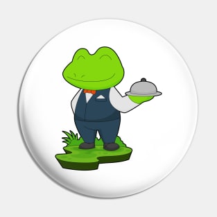 Frog Waiter Serving platter Pin