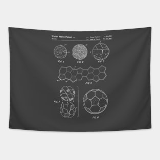 Soccer Ball Patent - Football Art - Antique Tapestry