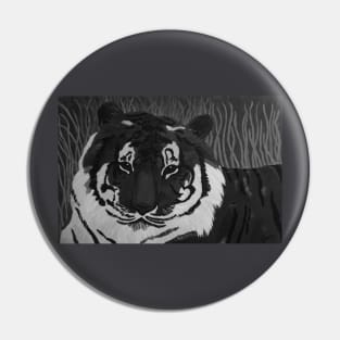 tiger in the grass Pin