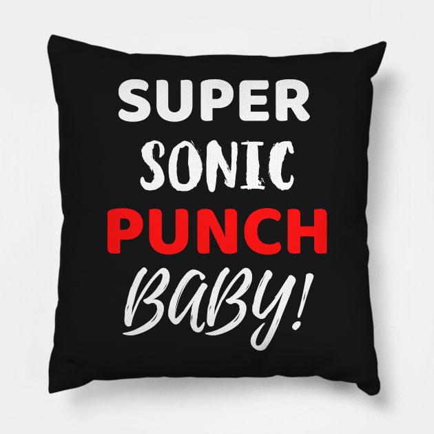 Cisco Ramon Flash - Super Sonic Punch Baby Pillow by Famgift