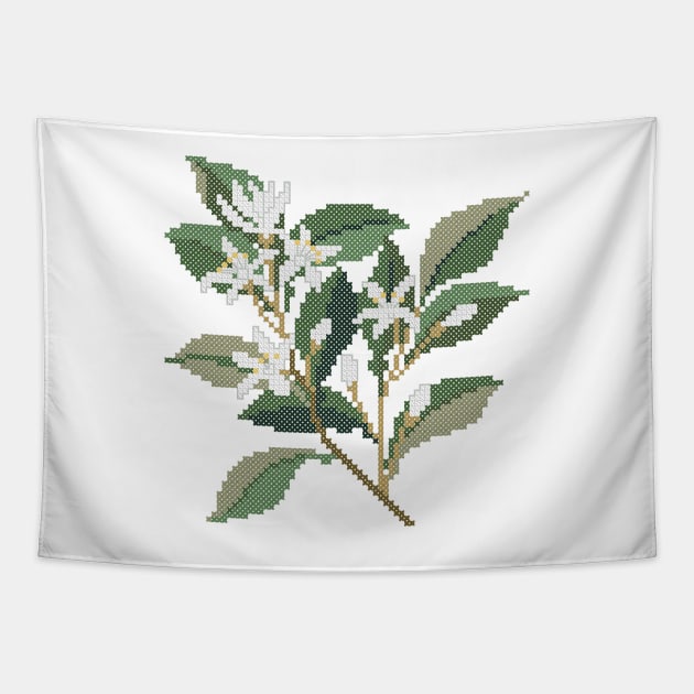 Florida State Flower Orange Blossom Tapestry by inotyler