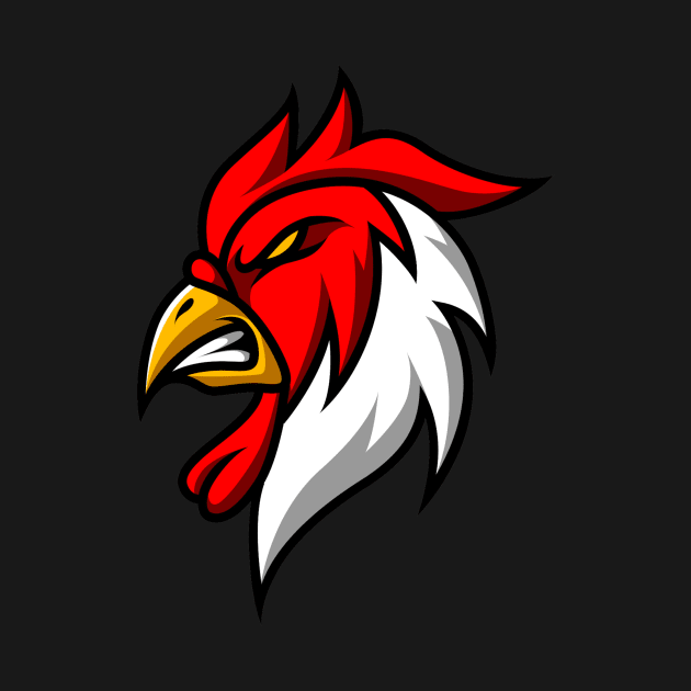 Angry Rooster by Wavey's