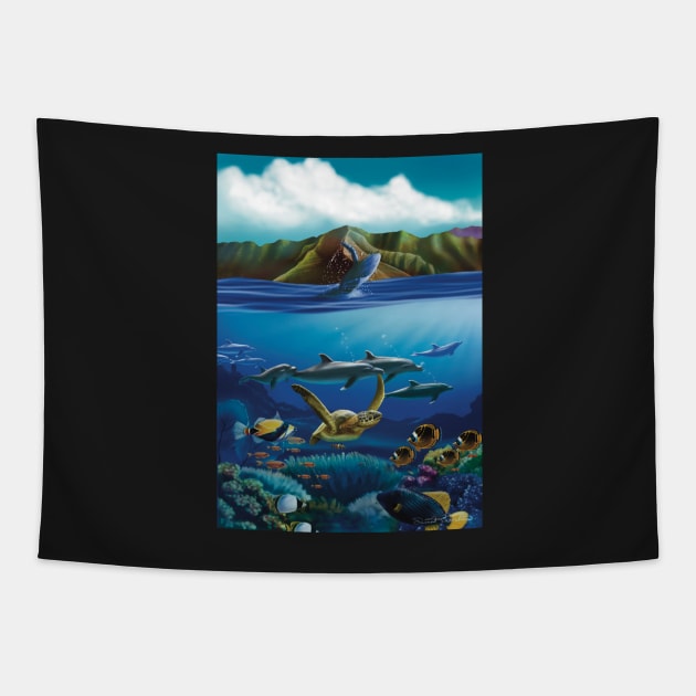 Hawaii Dreaming 3 Tapestry by dtipaints