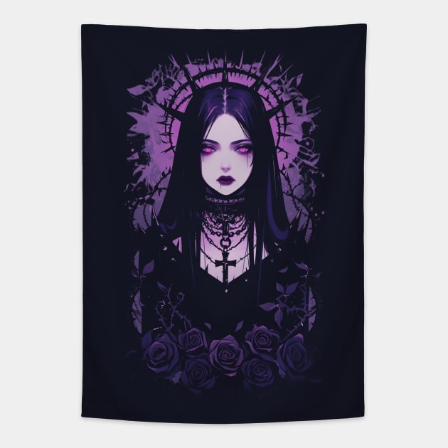 Gothic Lady Tapestry by DarkSideRunners