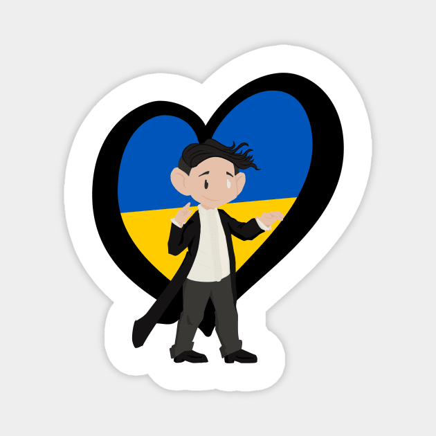 Esc Ukraine - Mélovin Magnet by PseudoL