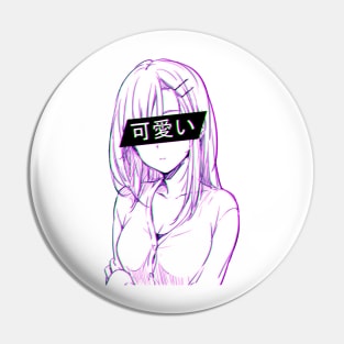 Aesthetic Japanese Girl 16 v2 Pin