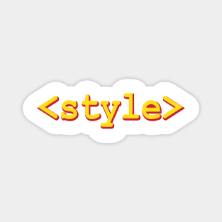 HTML Style tag web designer developer Magnet