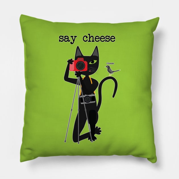 Say cheese Pillow by uncutcreations