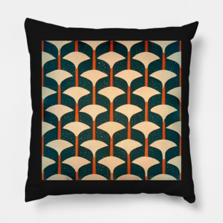 Art Deco retro pattern Pillow