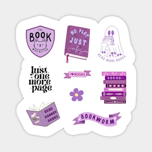 Purple Bookish Pack Magnet