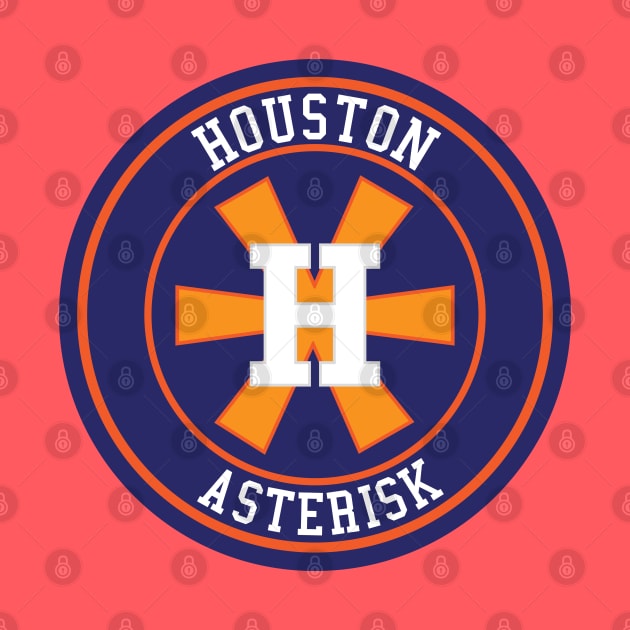 Houston Asterisk Baseball by old_school_designs