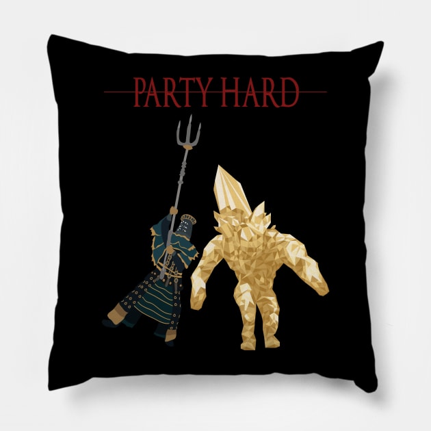 Dark Souls party hard Pillow by DigitalCleo