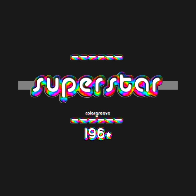 Superstar 1960 ColorGroove Retro-Rainbow-Tube nostalgia (wf) by Blackout Design