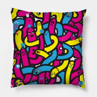 Worm Mess Pillow