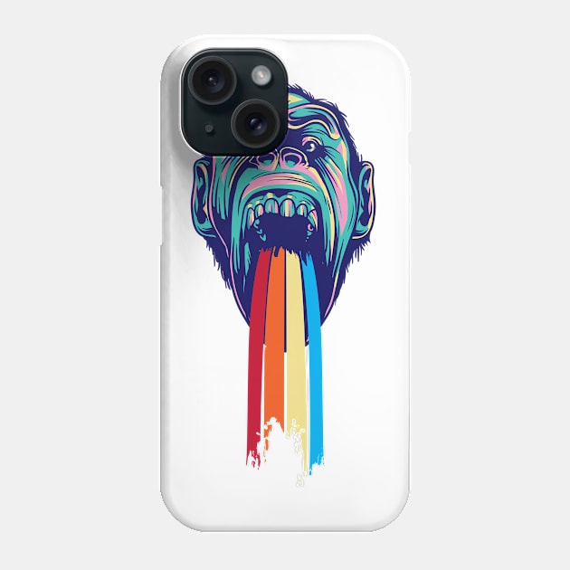 Psy Monkey Phone Case by Chillax