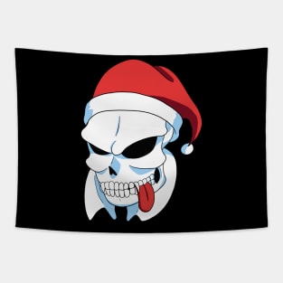 Punk Skull (X-Mas Version) Tapestry