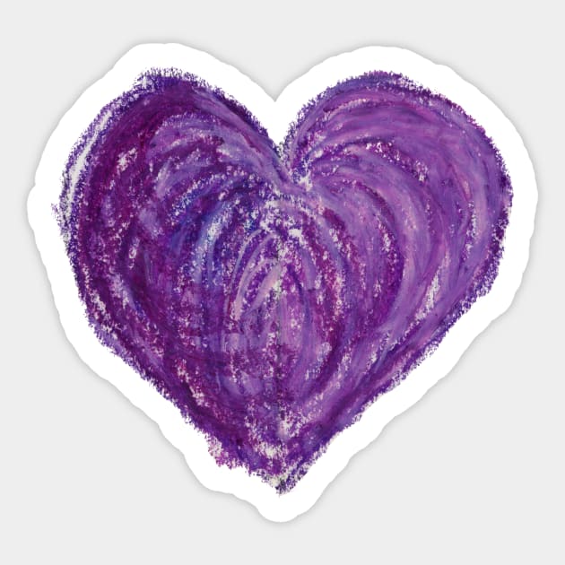 107 PC Heart Gem Stickers - Lavender