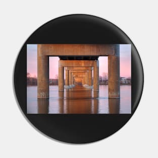 Twilight Bridge Pillars Pin