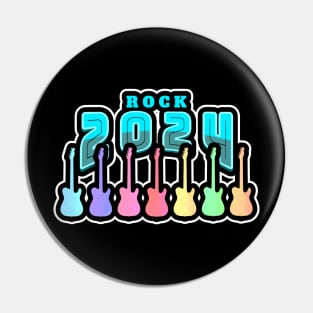 ROCK 2024 Happy New Year Pin