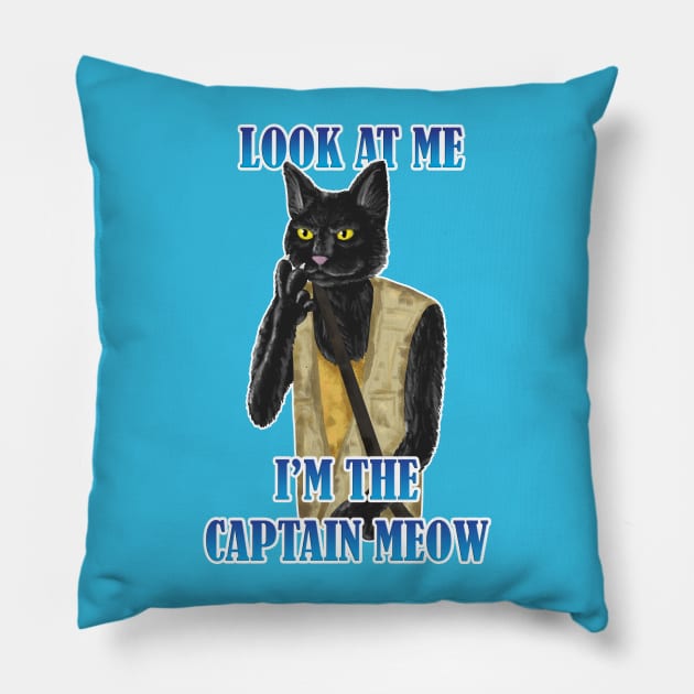 I'm the Captain Meow Pillow by bovaart