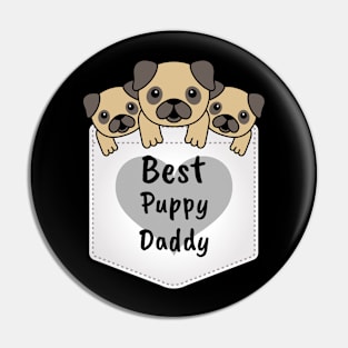 Best Puppy Daddy Patch Pin