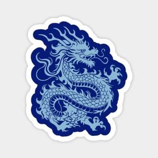 Powder Blue Dragon Magnet