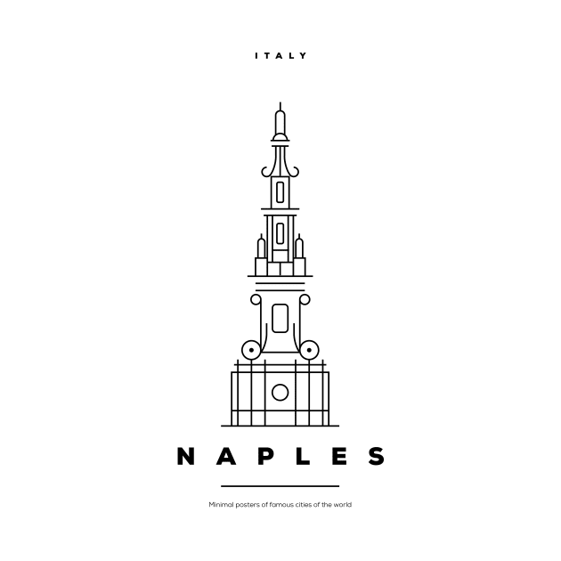 Naples Minimal Black Line Design by kursatunsal