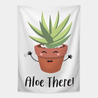 Aloe Vera Funny Succulent Plant, Aloe There! Tapestry