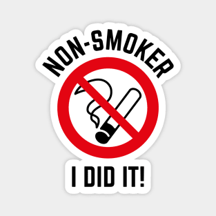 Non-Smoker – I Did It! (2C) Magnet