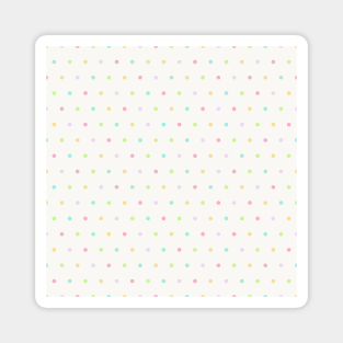 Pastel Polka Dot Magnet