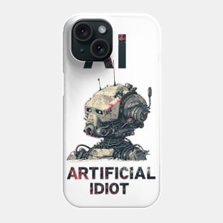 AI = Artificial Idiot Phone Case