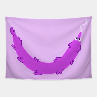 Worm Smile (Purple) Tapestry